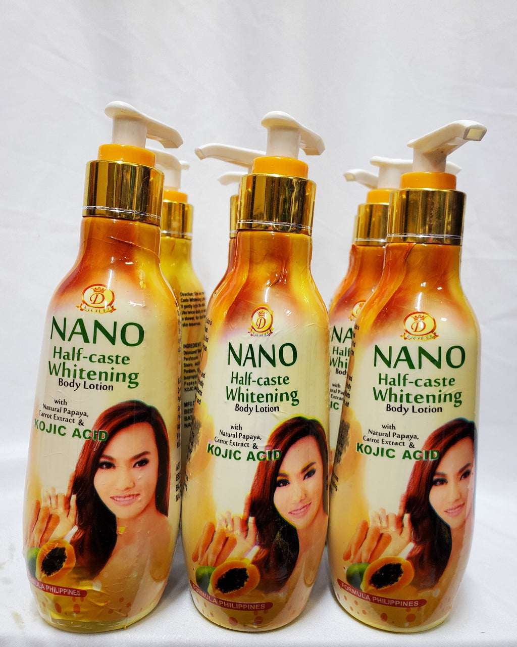 Nano Half Caste order exclusive serum & body lotion(250ml) set 5 in 1