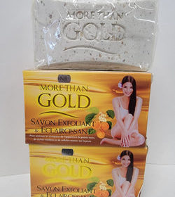 More than gold lightening face and body soap