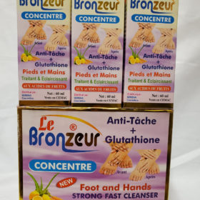 LE BRONZEUR CONCENTRATED FOOT & HAND STRONG FAST DARK KNUCKLES REMOVER