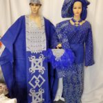Elegant beautiful royal blue complete set traditional out fit