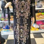 Swarovisk fully stones dress front and back ready made with inner wear #23