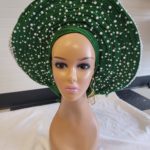 Ready Made Green Auto Gele