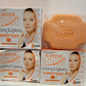 Body carrot light exfoliating &lightening soap