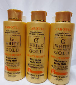 G WHITE PARIS BEAUTY SECRET  BODY MILK