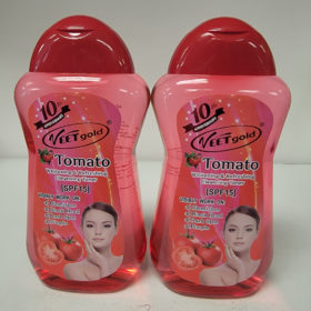 Veetgold tomato whitening & refreshing cleaning toner spf15