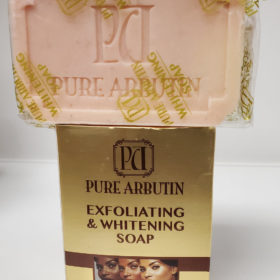 Pure arbutin exfoliating & face and body soap