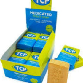 Tcp medicated toilet soap antiseptic soothing emollient