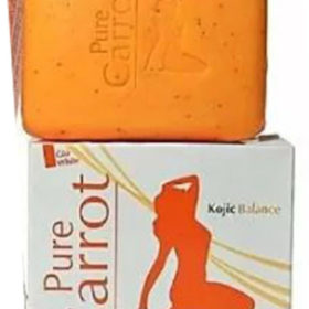 Pure carrot kojic arbutin and carrot oil lightening soap 190g