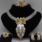 Gold Plated 4pic Jewelry Set