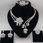 Gorgeous Silver Elegant 4pic Jewelry Set