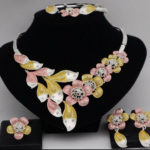 Wedding Beautiful Gold Plated Jewelry Set