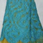 African French Tulle Lace Fabric Materia