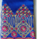 HIGH QUALITY BLUE GORGE FABRIC MATERIAL