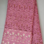 African French Lace Baby Pink Materia