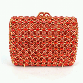 Evening Stunning Red Clutch Evening Purse