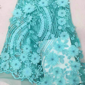 High Quality French Lace 3D With Flowers