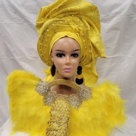 Ready Made Headtie Aso Oke 12