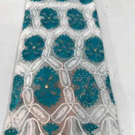 Full Stone French Lace Fabric 1