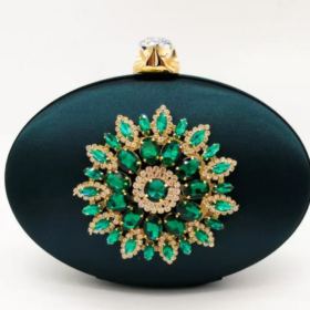 ELEGANT GREEN CLUTCH PURSE