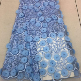 Lovely New Arriva Blue French Lace Fabric