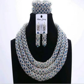 Women Complete Beads Jewelry Set 10