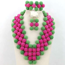 Wedding Green Party Beads Set 2