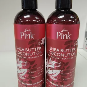 Luster pink shea coconut hair milk 12oz