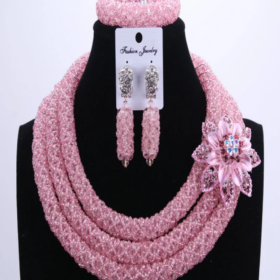 Lovely Baby Pink Jewelry Set