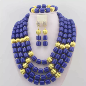 African Traditional Beads Jewelry Set