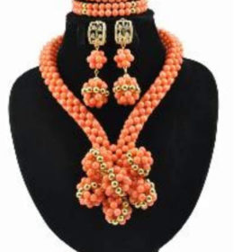 Classic Coral Bead Set