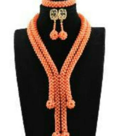 Classic Bridal Coral Beads Set