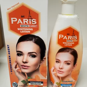 PARIS WHITE CARROT LOTION WITH ALHPA ABUTIN & B3