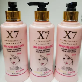 X7 Pure Natural Lighetening Face& Body Lotion 300ml