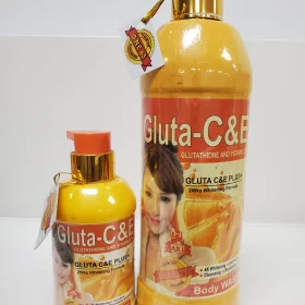 GLUTA C& E FACE AND BODY LOTION  SHOWER CREAM