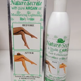 Nature Secrete with pure argan oil moisturizing lightening body lotion