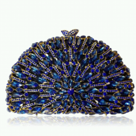 Evening Royal Blue clutch purse