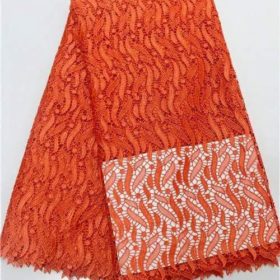 Orange African Cord Lace