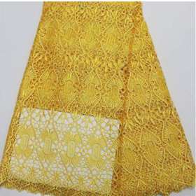 5 yard Beautiful Yellow Cord Lace Materia