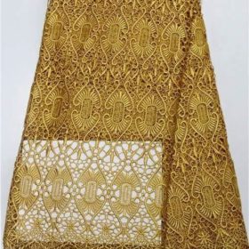 Gold Cord Lace Fabric