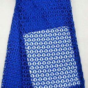 Beautiful 5 yard Royal Blue Cord Lace Materia