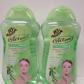 Veetgold cucumber  & refreshing cleaning toner spf15