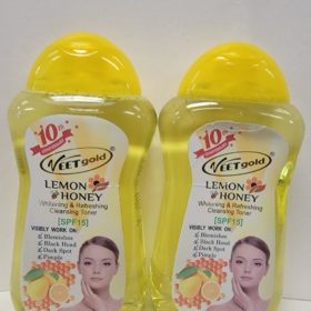 Veetgold lemon honey & refreshing cleaning toner spf15