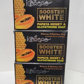 Booster white papaya honey and glutathione soap 160g