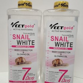 VeetGold Snail white miracle oil Body corrector and glowing oil 1000ml