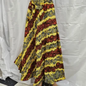 Elegant African Ankara Long Women Skirt