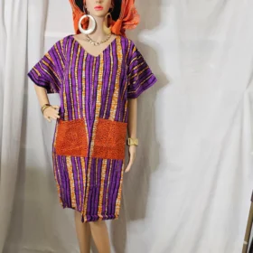 Beautiful Elegant Ankara Print dress