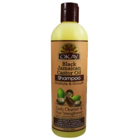 OKAY Black Jamaican Castor Oil, Shampoo, 12 fl oz