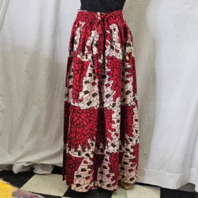 Beautiful Women African Traditional Ankara Print Long Skirt