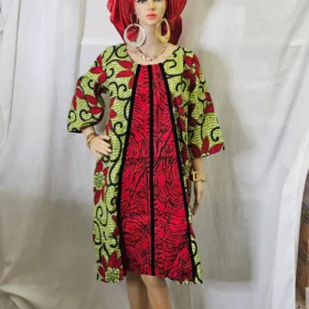 Classic Beautiful Women African Traditional Ankara Print Dress