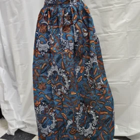 Women Elegant African Ankara Long Women Skirt